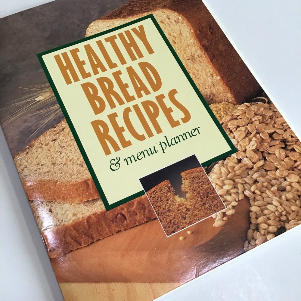 Healthy Bread Recipes & Menu Planner Salton Maxim Housewares 1998 Staple Bound